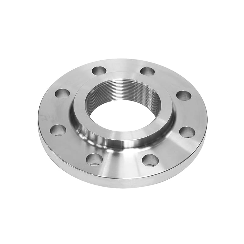 Flange berulir keluli tahan karat yang digunakan untuk sistem tekanan rendah