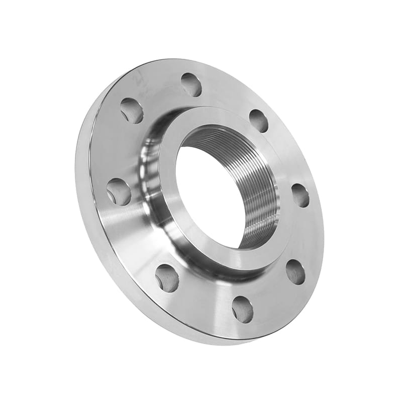 Flange berulir keluli tahan karat yang digunakan untuk sistem tekanan rendah