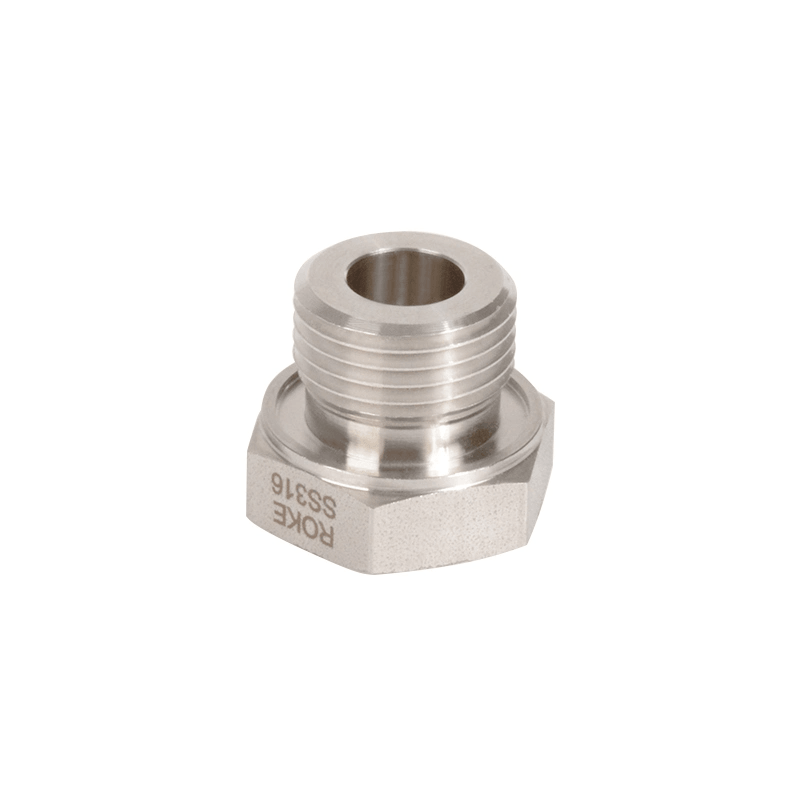 Proses Penamat CNC Hexagonal Keluli tahan karat mengurangkan bushings