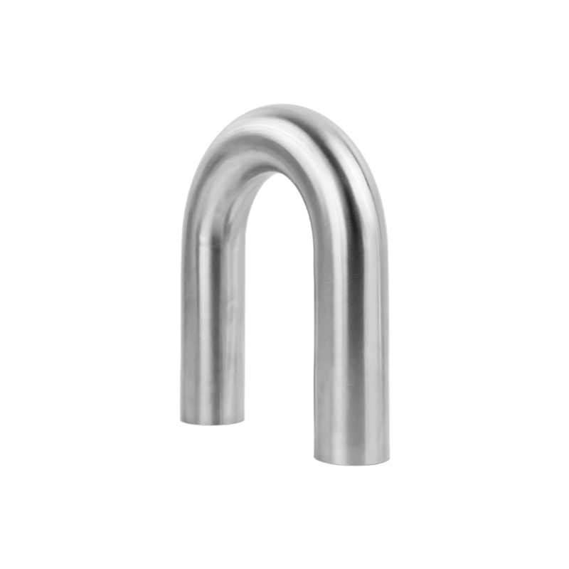 Gred Makanan 304 Keluli tahan karat 180 ° Long Radius Tube Bends