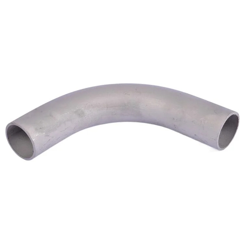 Pickling dinding nipis 304 keluli tahan karat 90 ° Long Radius Tube Bends