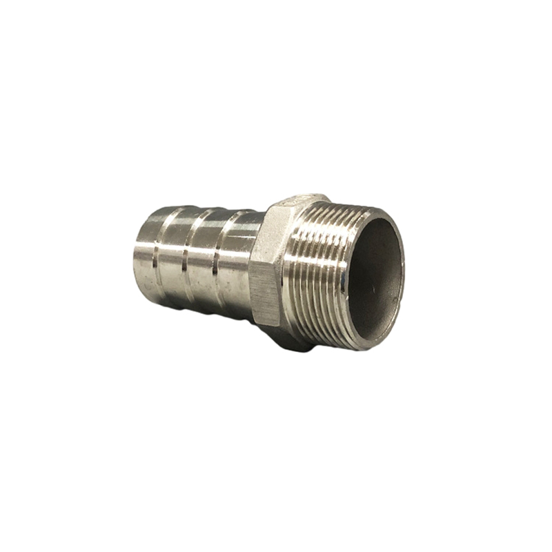 Hos Barbed Nipple Threaded 304 Stainless Steel Casting Tube Fittings