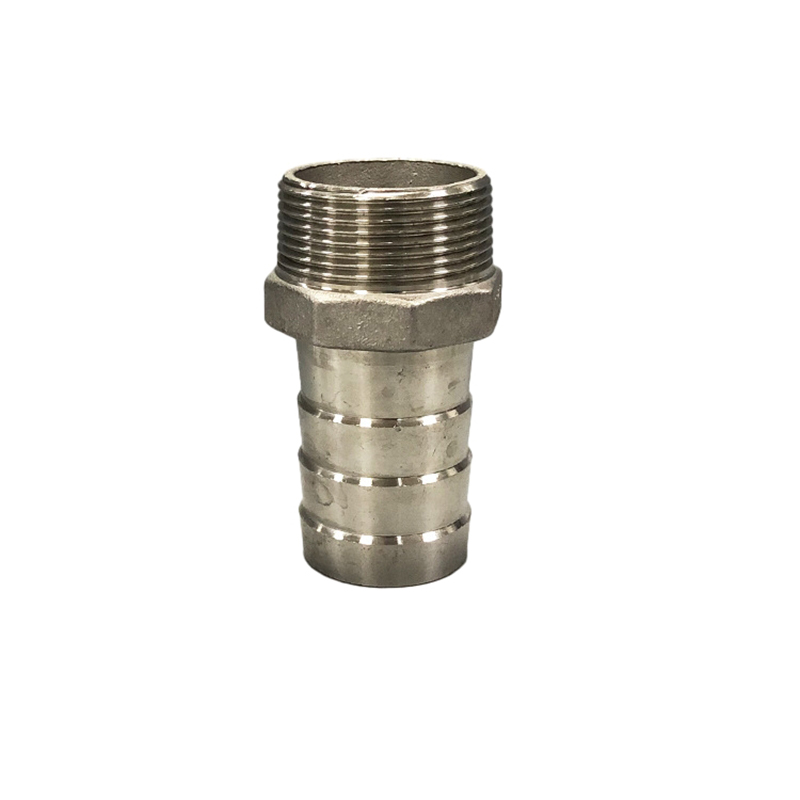 Hos Barbed Nipple Threaded 304 Stainless Steel Casting Tube Fittings