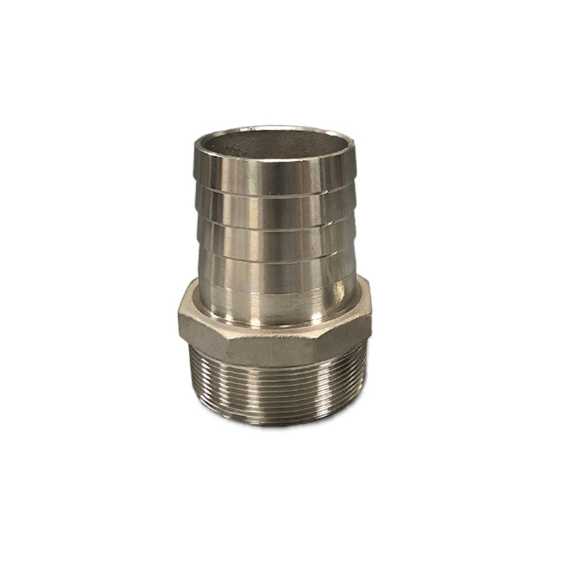 Hos Barbed Nipple Threaded 304 Stainless Steel Casting Tube Fittings
